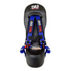 Nitro Blue | 50 Caliber Racing Bump Seat Kit with 2" Safety Harness for Can-am X3 - Blue Harness
