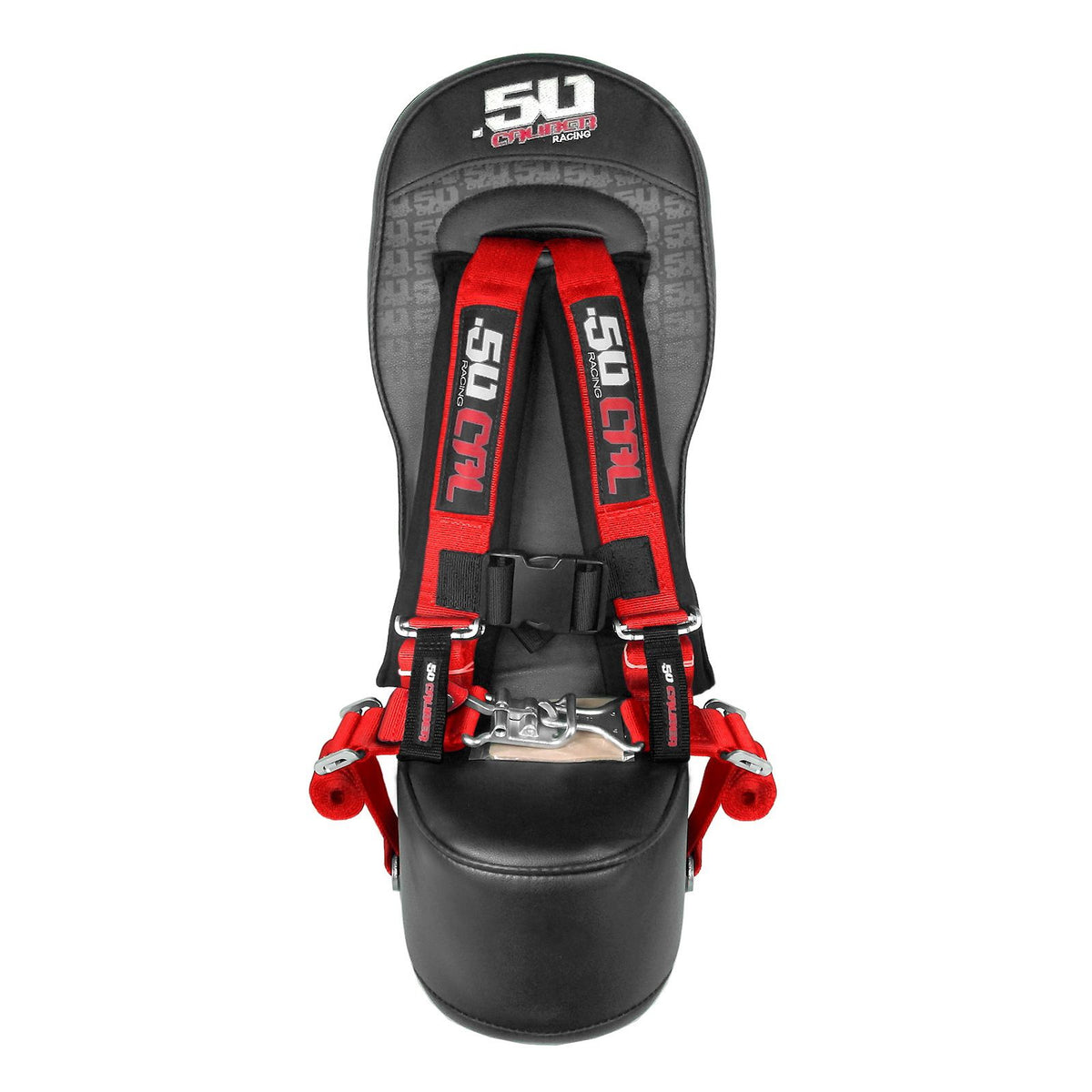 Rage Red | Wildcat Bump Seat with Racing Latch Style Harness - Red Straps