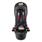 Stealth Black | Wildcat Bump Seat with Racing Latch Style Harness - Black Straps