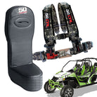 Carbon Camo | Wildcat Bump Seat with Racing Latch Style Harness - Camouflage Straps
