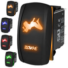 Blow Me - 12V On/Off Rocker Switch - Sexy Design | “Blow Me” sexy silhouette waterproof on/off rocker switch – marine grade carling style design available in multiple LED colors | Cover Image