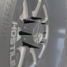 Black | 3/8-24 Extended Spike Lug Nuts -Installed – Black Finish