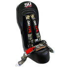 Carbon Camo | 50 Caliber Racing Rear Bump Seat with 2" Safety Harness for Kawasaki Teryx 4 Seater - Camo Harness