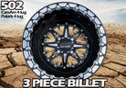 502 Can-Am X3 Beadlock Wheels 4x136.5 | 50 Caliber Racing 502 Billet Aluminum Beadlock Wheel - 4x136.5 fits both 4x136 and 4x137 - X3 Talon KRX
