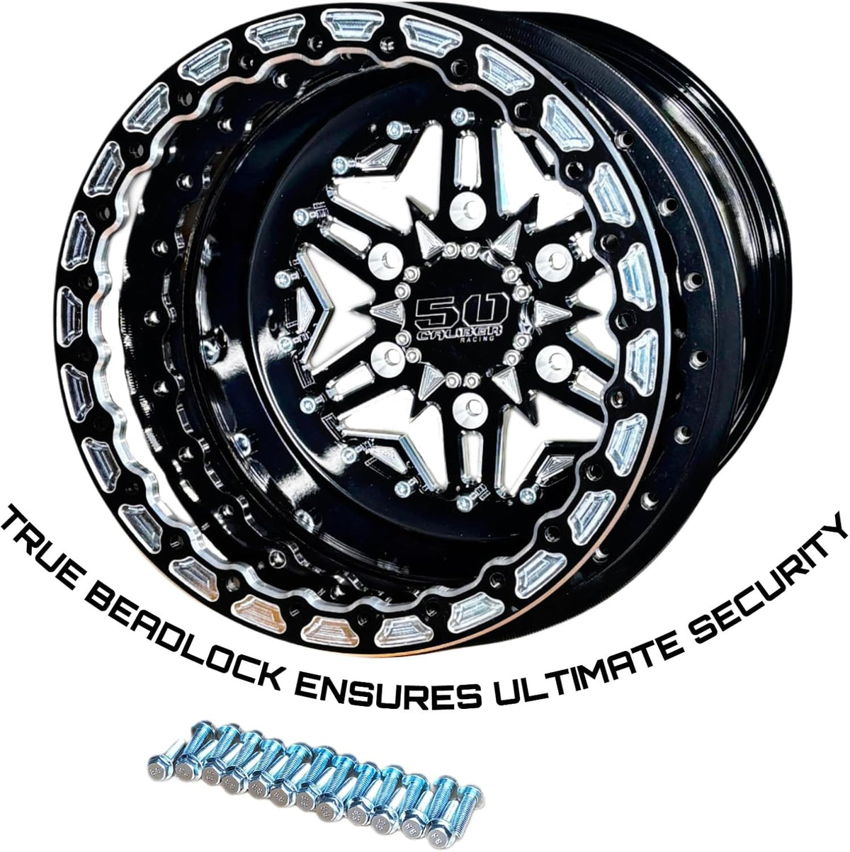 504 Maverick R Beadlock Wheels 6x139.7 | Can-Am Maverick R 6-lug beadlock wheel – heavy-duty off-road performance