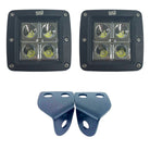  | A-Pillar Pod Light Mount Brackets for Polaris RZR Combo with 2" Pod Lights