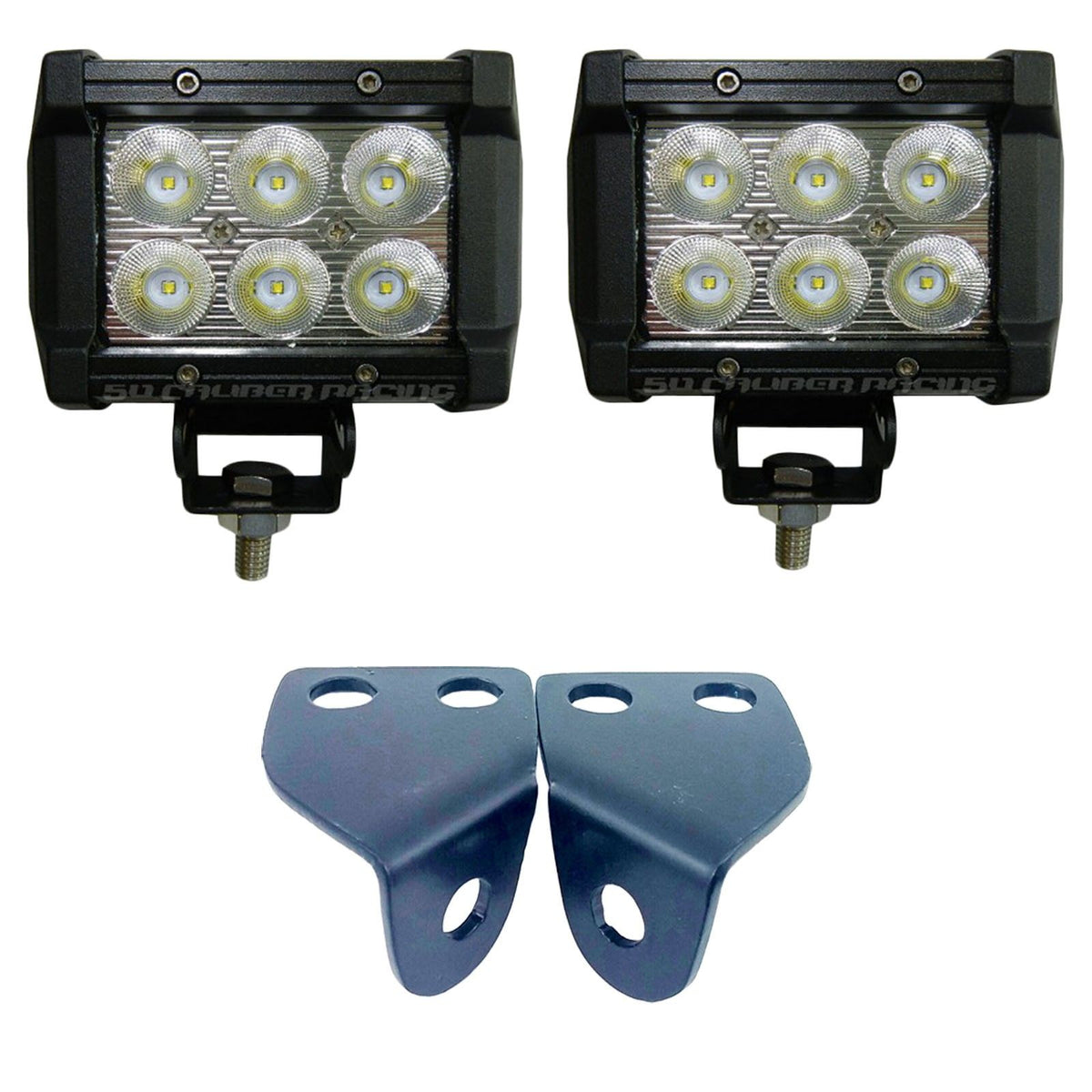  | A-Pillar Pod Light Mount Brackets for Polaris RZR Combo with 3" Pod Lights