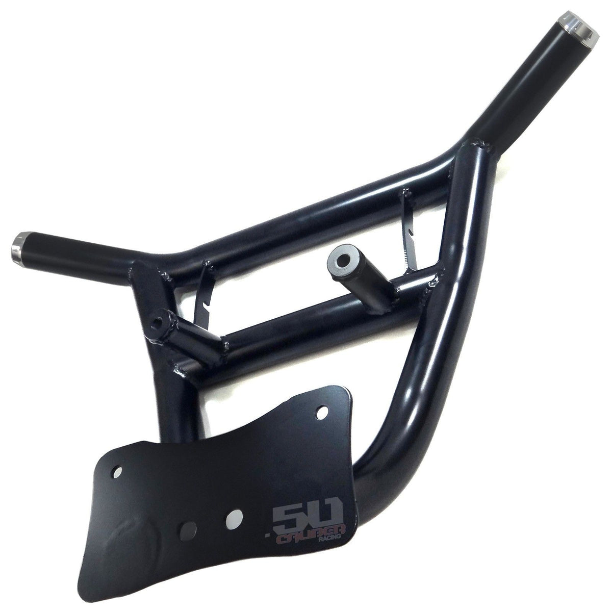 Black | Custom Tubular Front Bumper for Polaris RZR XP1000 with Light Bar Tabs and Powdercoat Finish