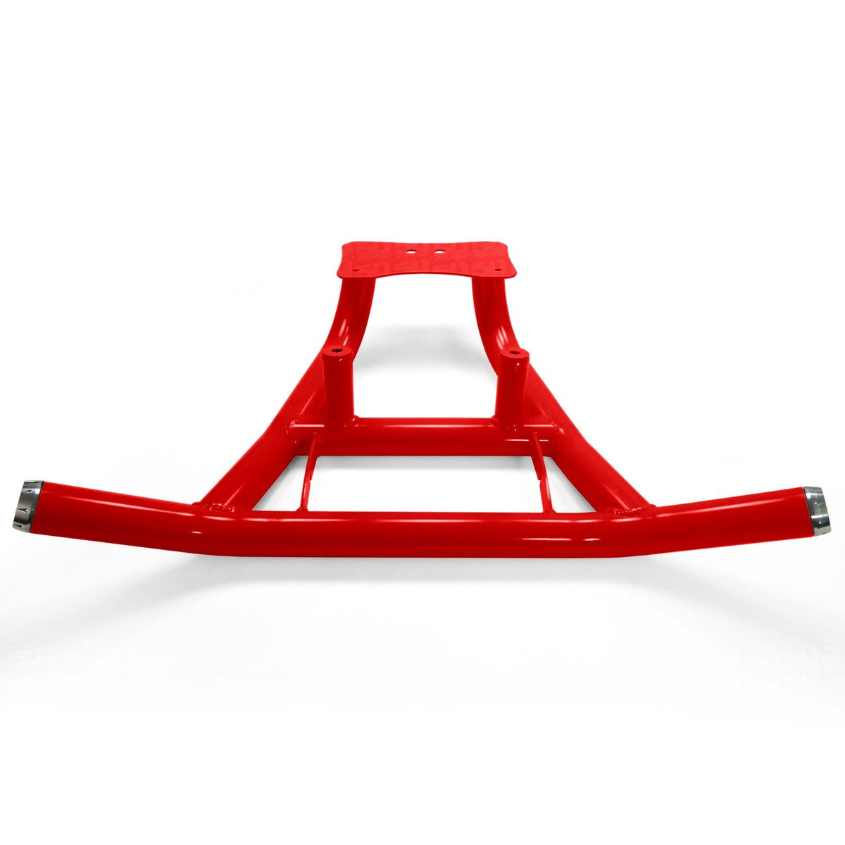 Red | Custom Tubular Front Bumper for Polaris RZR XP1000 with Light Bar Tabs and Powdercoat Finish