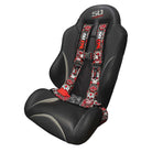 Red Sugar Skull | 50 Caliber Racing  Elite Series 4-Point UTV Harness Installed on Bucket Seat