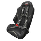 Black Sugar Skull | 50 Caliber Racing  Elite Series 4-Point UTV Harness Installed on Bucket Seat
