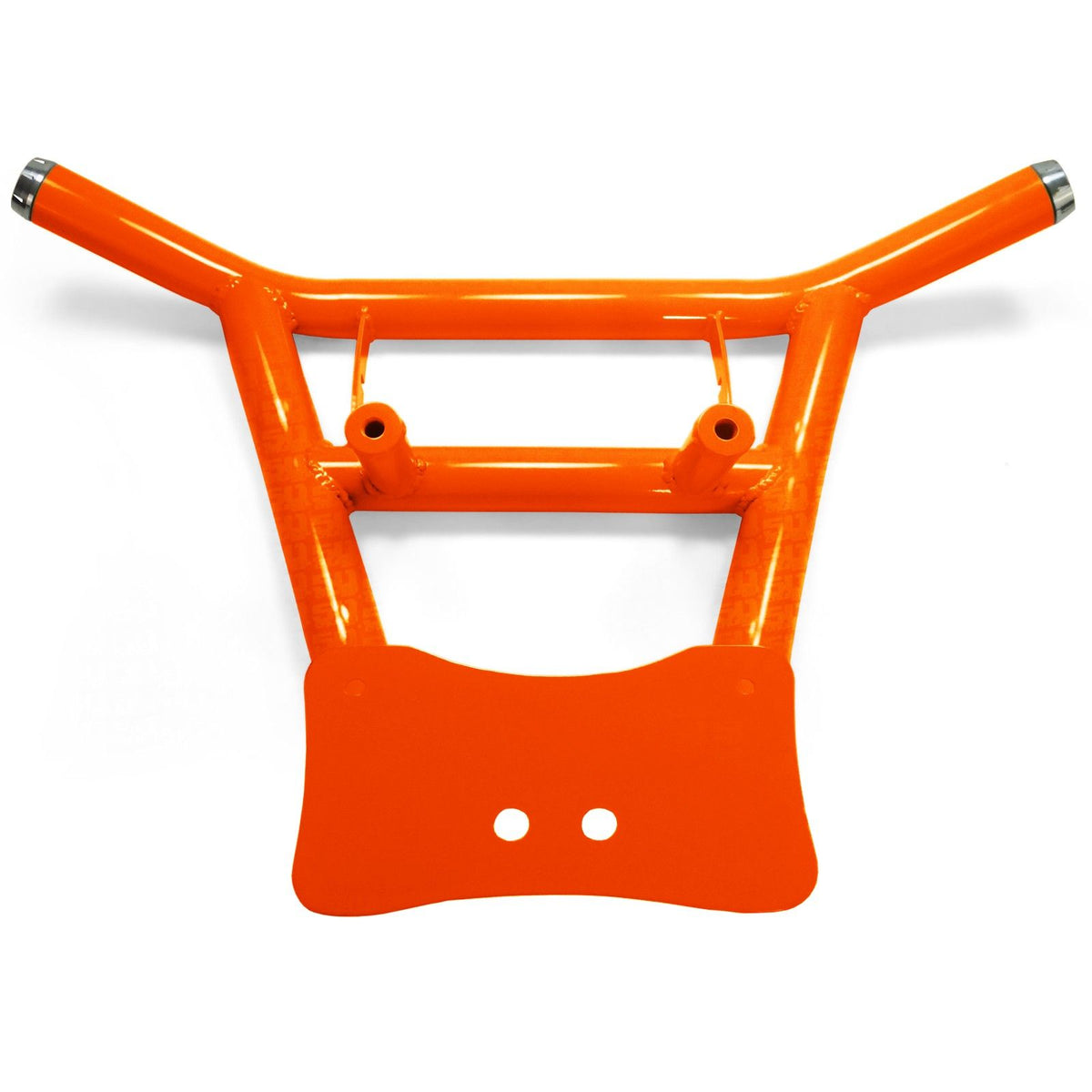 Orange | Custom Tubular Front Bumper for Polaris RZR XP1000 with Light Bar Tabs and Powdercoat Finish
