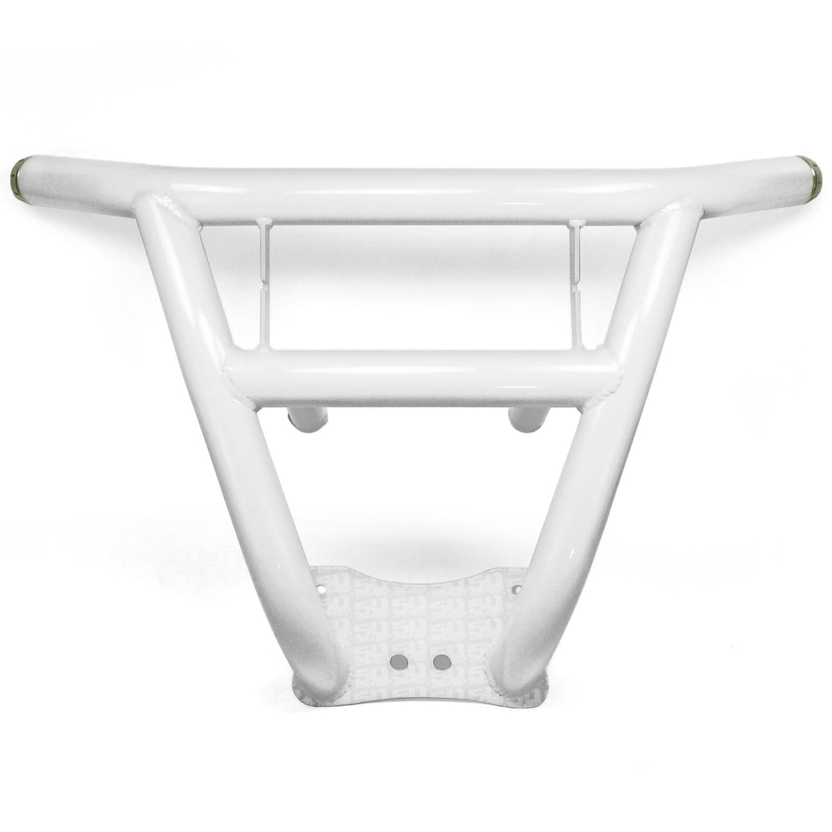 White | Custom Tubular Front Bumper for Polaris RZR XP1000 with Light Bar Tabs and Powdercoat Finish