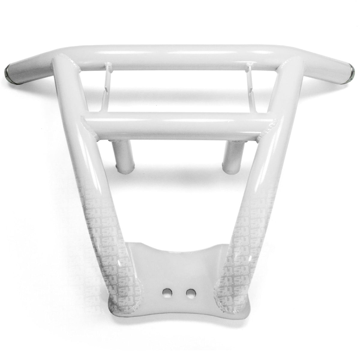 White | Custom Tubular Front Bumper for Polaris RZR XP1000 with Light Bar Tabs and Powdercoat Finish