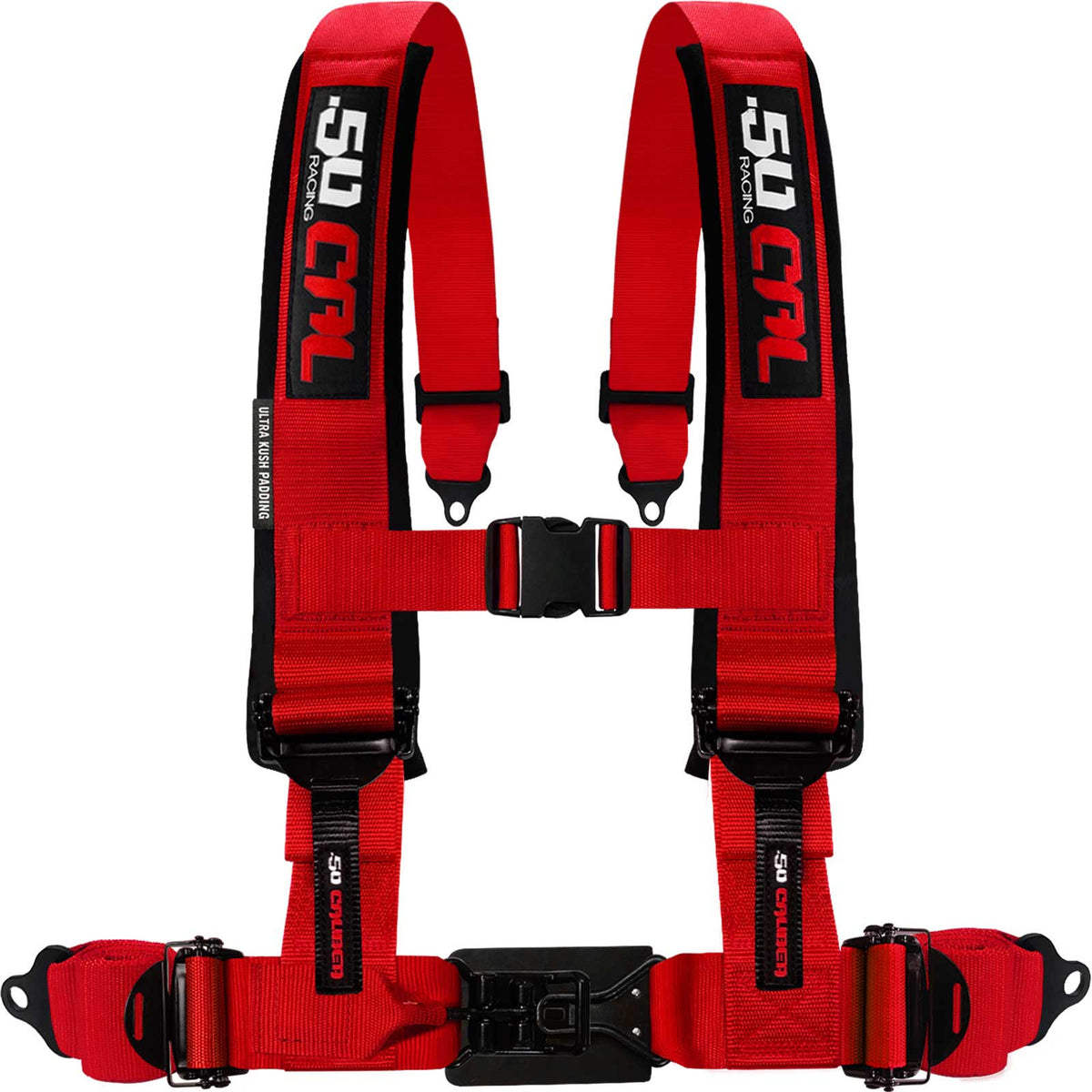 Rage Red | 50 Caliber Racing Elite Series 4-Point UTV Harness – Rage Red