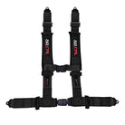 Stealth Black | Black | 50 Caliber Racing Pro Series 4-point UTV harness product view Black