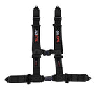 Stealth Black | 50 Caliber Racing Pro Series 4-point UTV harness product view Black