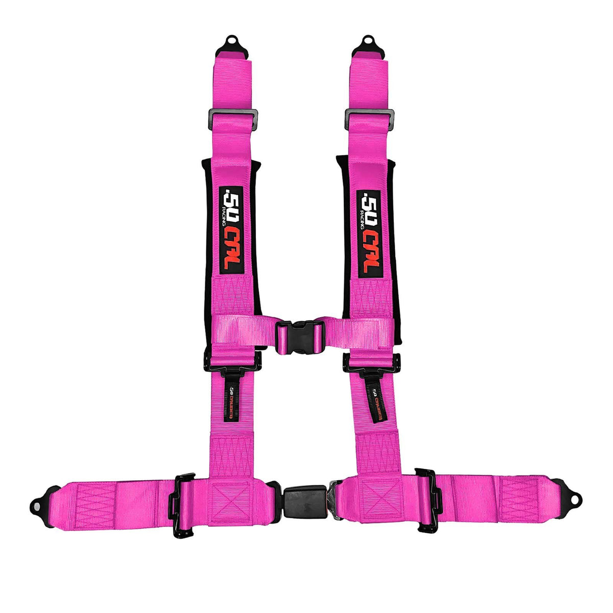 Rogue Pink | Pink | 50 Caliber Racing Pro Series 2-inch 4-point UTV harness product view Pink