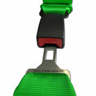 Venom Green | Green | Quick Lock push button buckle detail on Pro Series UTV harness Green