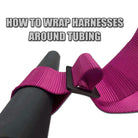 Rogue Pink | Pink | How to wrap Pink Pro Series UTV harness around roll cage tubing Pink