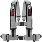 Ghost Gray | Silver | 50 Caliber Racing Pro Series 2-inch 4-point UTV harness with Quick Lock push-button buckle in Silver