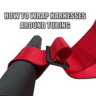 Rage Red | Red | How to wrap Red Pro Series UTV harness around roll cage tubing Red