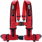 Rage Red | Red | 50 Caliber Racing Pro Series 4-point UTV harness with Quick Lock push-button buckle in Red