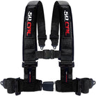 Stealth Black | Black | 50 Caliber Racing Pro Series 4-point UTV harness with Quick Lock push-button buckle in Black | Cover Image