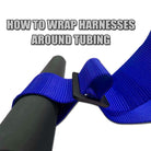 Nitro Blue | Blue | How to wrap Blue Pro Series UTV harness around roll cage tubing Blue