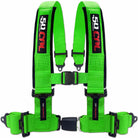Venom Green | Green | 50 Caliber Racing Pro Series 4-point UTV harness with Quick Lock push-button buckle in Green