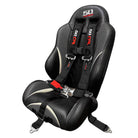 Stealth Black | Black | black utv harness draped over seat showing installed look and seating position