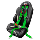 Venom Green | Green | green utv harness draped over seat showing installed position
