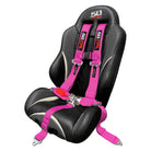 Rogue Pink | Pink | pink utv harness draped over seat showing installed look