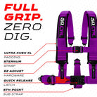 Violent Purple | 50 Caliber Racing Violent Purple Harness Full Grip Zero Dig Comfort Technology