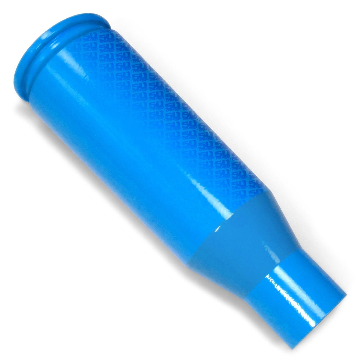 Voodoo Blue | 50 Caliber Racing Solid Billet Aluminum Shifter Knob with Bullet Design for Polaris RZR Raw, Black, Red, Orange, Blue, Lime and 