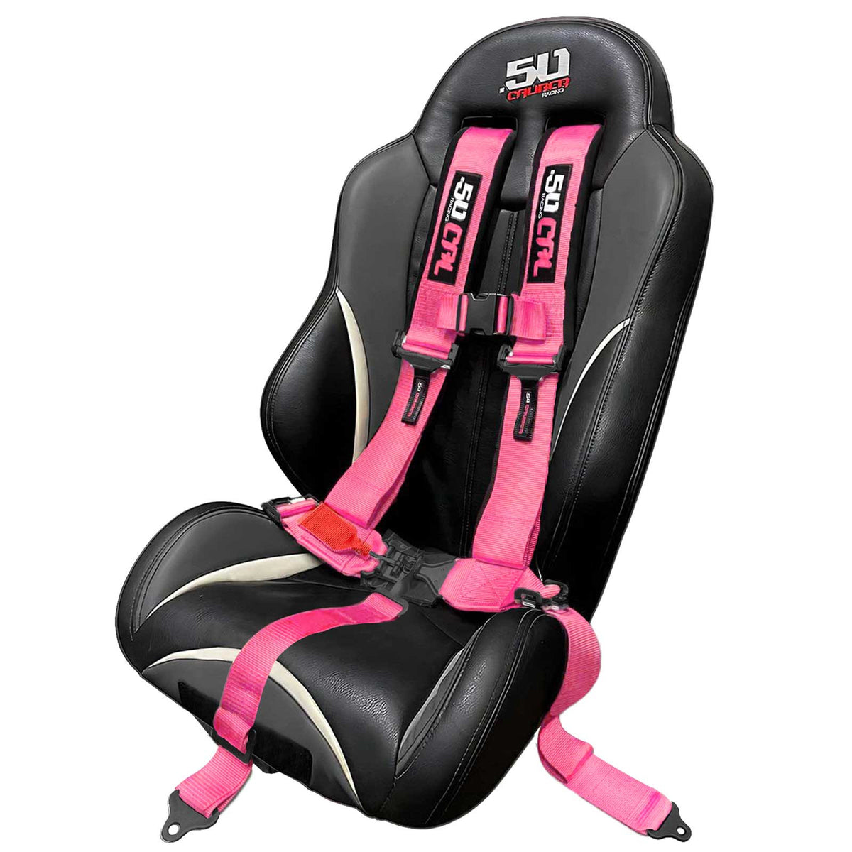 Nitro Pink | Nitro Pink 5 Point UTV Harness Bucket Seat Fitment and Installed Style