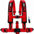 Rage Red | 50 Caliber Racing Elite Series Rage Red 5-Point UTV Harness for Polaris RZR & Can Am Maverick w/ Bypass Plug