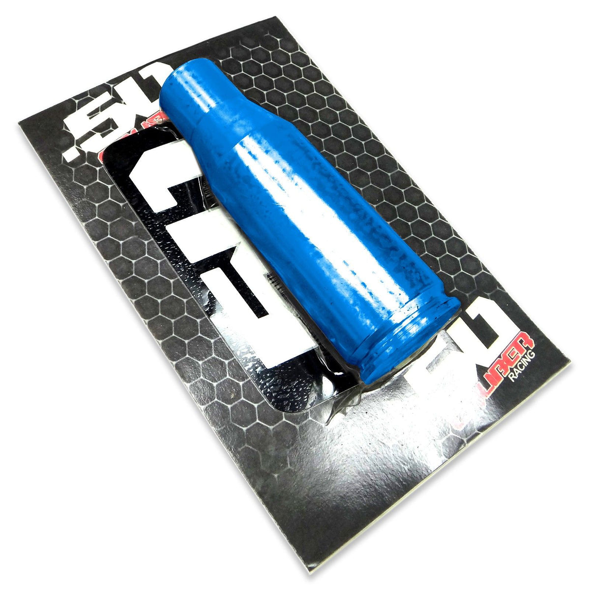 Voodoo Blue | 50 Caliber Racing Solid Billet Aluminum Shifter Knob with Bullet Design for Polaris RZR Raw, Black, Red, Orange, Blue, Lime and 