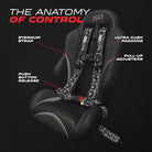 Black Bandana | Elite Series Black Bandana UTV harness anatomy of control premium off road safety design
