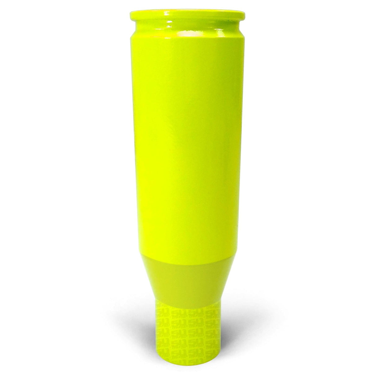 Lime Squeeze | 50 Caliber Racing Solid Billet Aluminum Shifter Knob with Bullet Design for Polaris RZR Raw, Black, Red, Orange, Blue, Lime and 