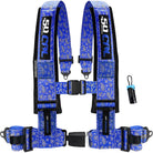 Blue Bandana | 50 Caliber Racing Elite Series Blue Bandana 4 point Harness w/ Bypass Plug for Polaris and Can-Am UTVs