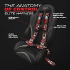 Red Sugar Skull | Elite Series Red Sugar Skull UTV harness anatomy of control premium off road safety design