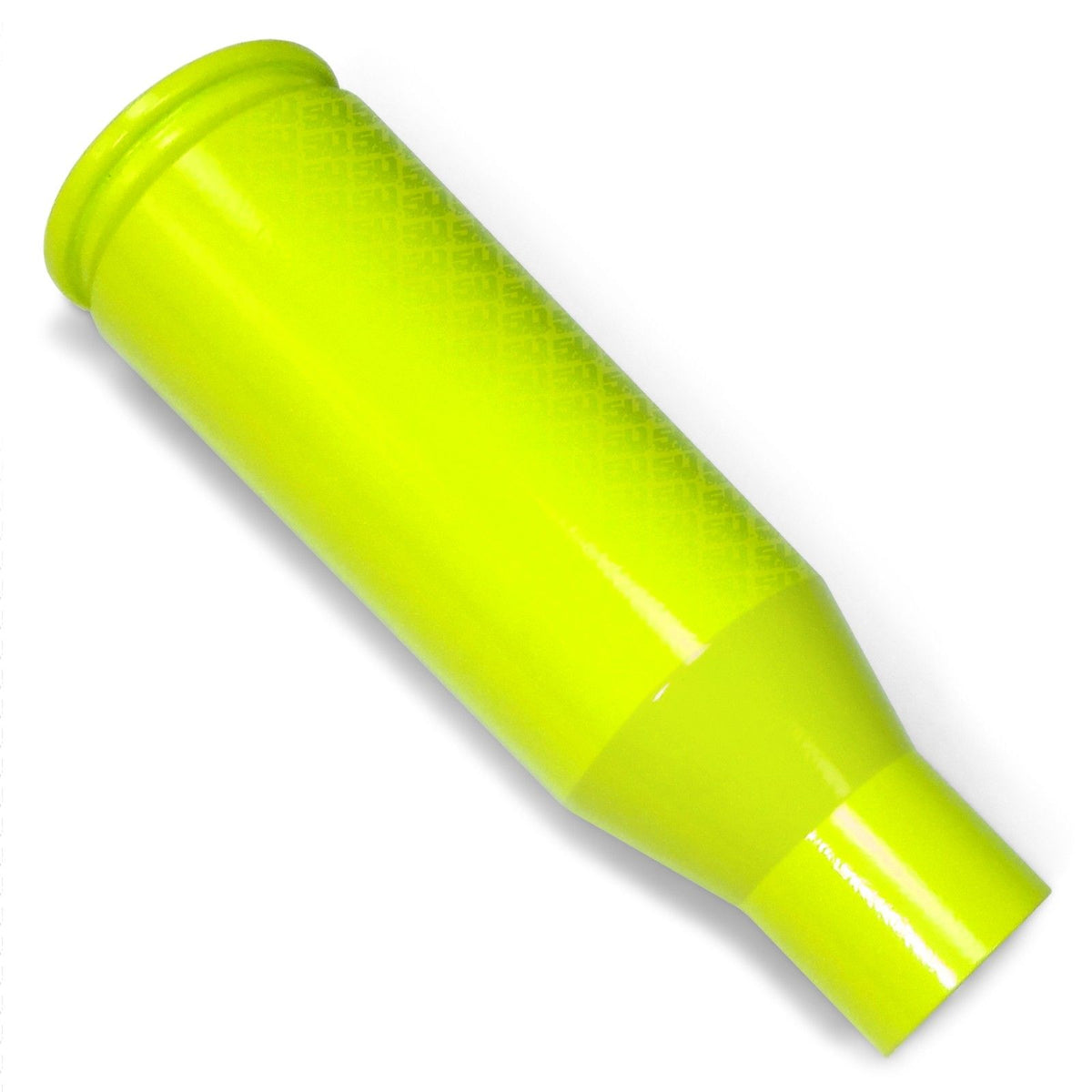 Lime Squeeze | 50 Caliber Racing Solid Billet Aluminum Shifter Knob with Bullet Design for Polaris RZR Raw, Black, Red, Orange, Blue, Lime and 