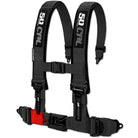 Stealth Black | 50 Caliber Racing Elite Series Race Latch 4-point UTV harness Stealth Black angled view