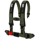 Recon Green | 50 Caliber Racing Elite Series Race Latch 4-point UTV harness Recon Green angled view