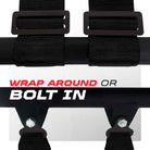 Stealth Black | 50 Caliber Racing  Elite Series 4-Point UTV Harness Mounting Options – Stealth Black