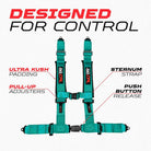 Tidal Teal | Teal | Teal 50 Caliber Racing Pro Series UTV harness. Designed for control