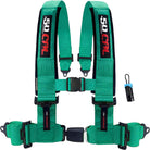 Tidal Teal | Teal | 50 Caliber Racing Pro Series Teal 4-point UTV harness with bypass for Polaris RZR and Can-Am Maverick X3