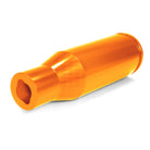 Orange | 50 Caliber Racing Solid Billet Aluminum Shifter Knob with Bullet Design for Polaris RZR Raw, Black, Red, Orange, Blue, Lime and 