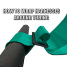 Tidal Teal | Teal | How to wrap Green Pro Series UTV harness around roll cage tubing Teal